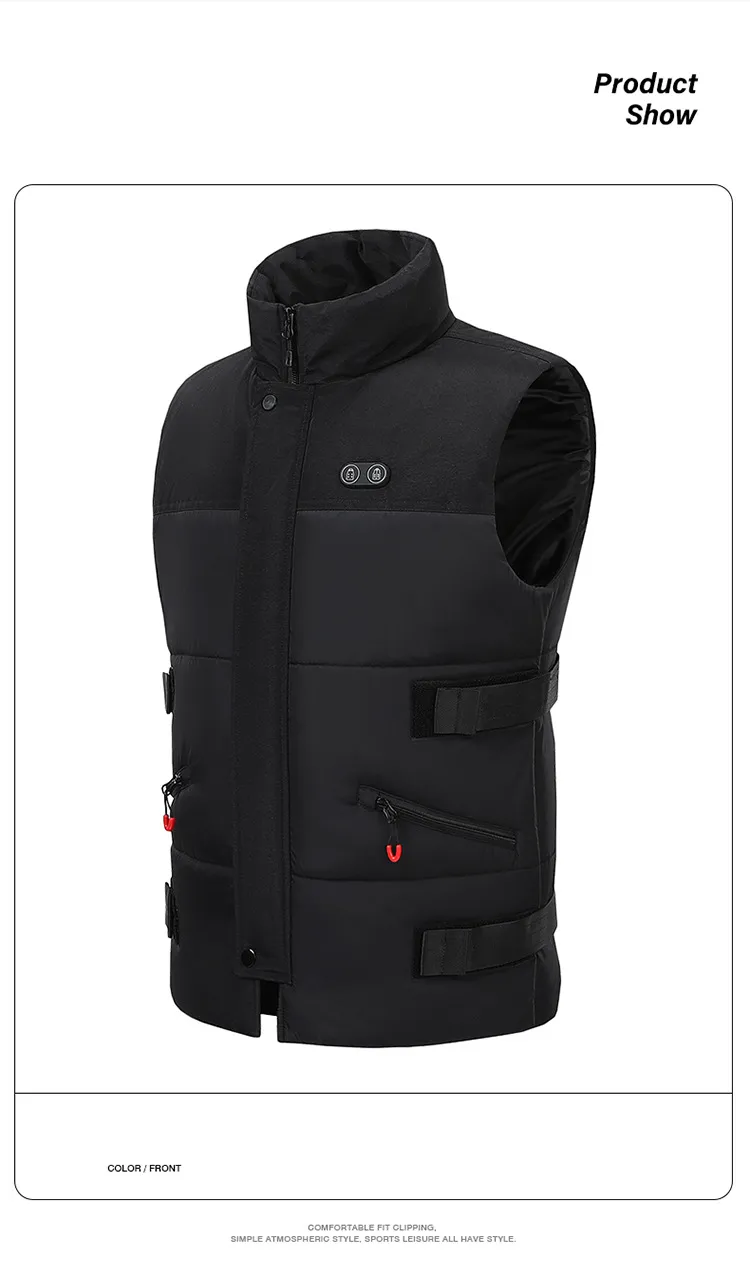 Unisex 8 Area Smart Heated Gilet