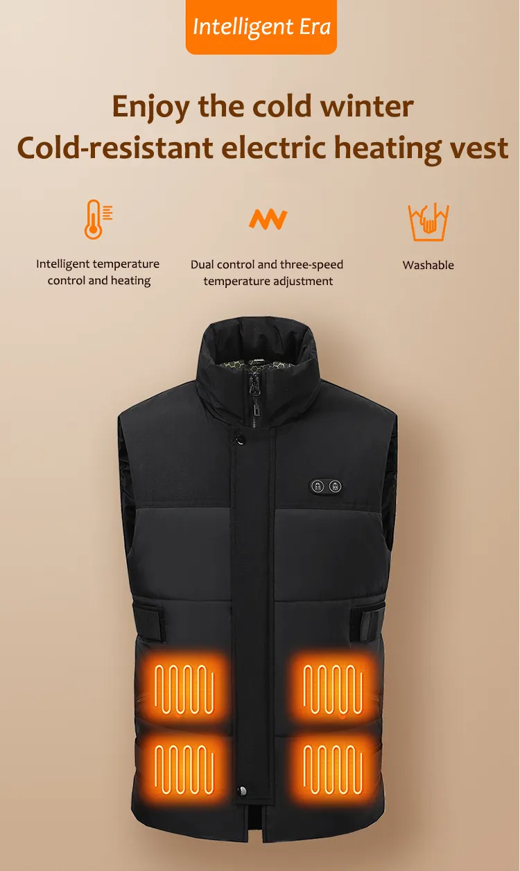 Unisex 8 Area Smart Heated Gilet