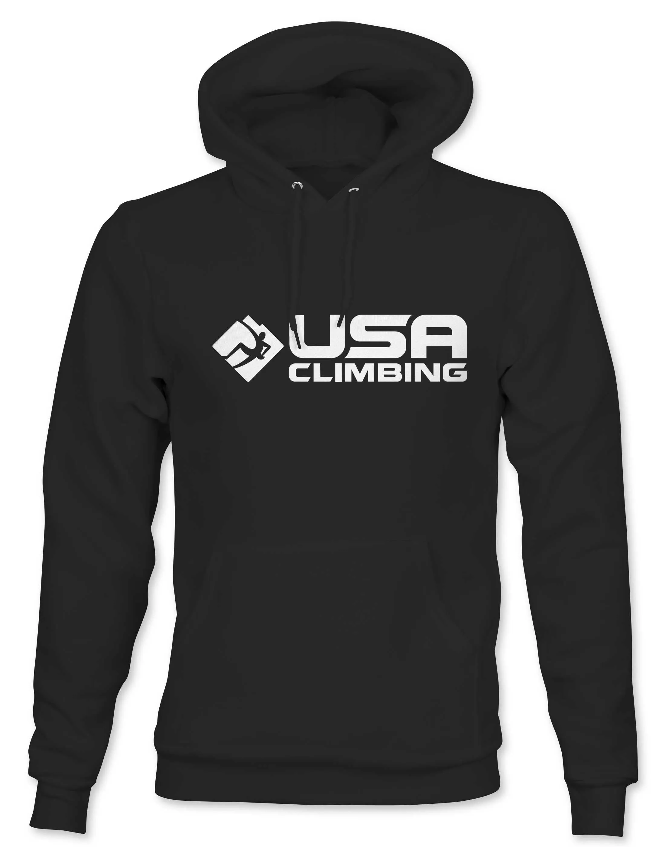 USA Climbing BW Horizontal Logo Hoodie - Adult