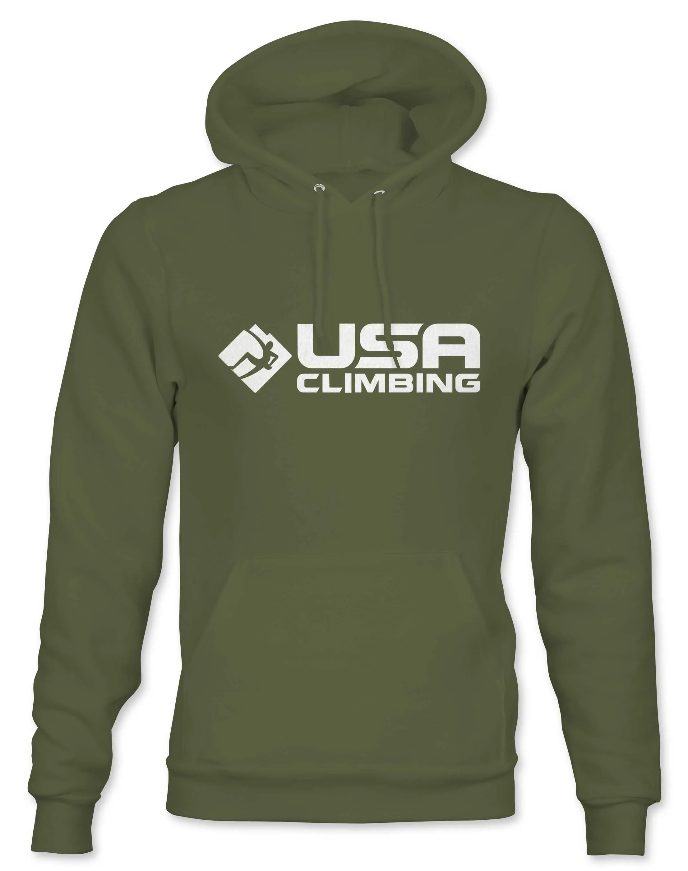 USA Climbing BW Horizontal Logo Hoodie - Adult