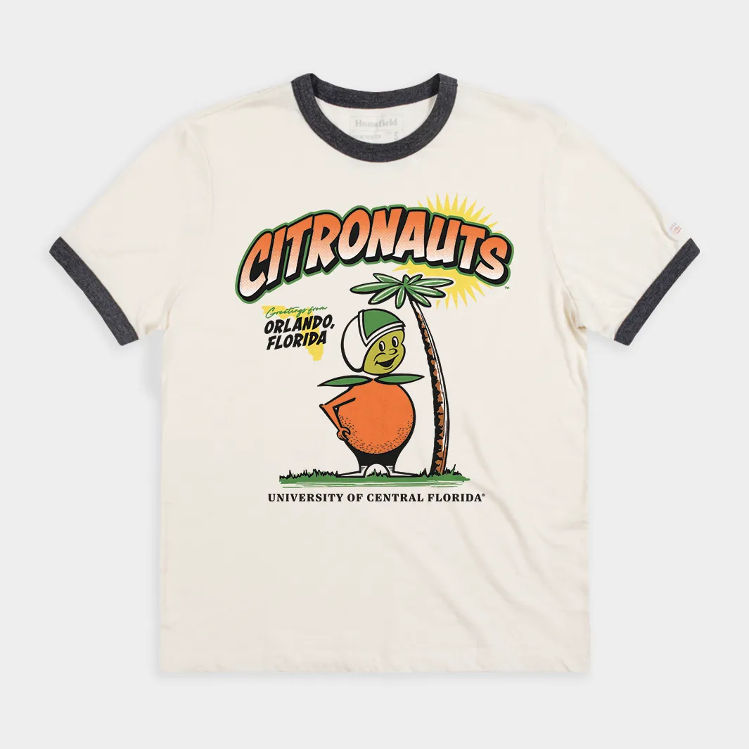 Vintage UCF FTU Citronauts Ringer Tee