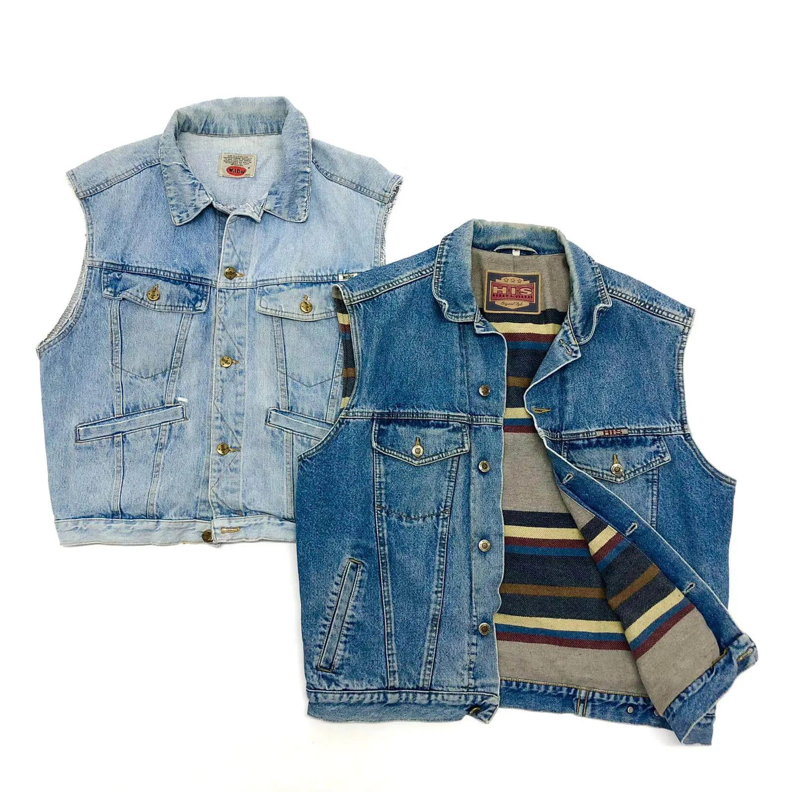 Vintage Unbranded Denim Gilets