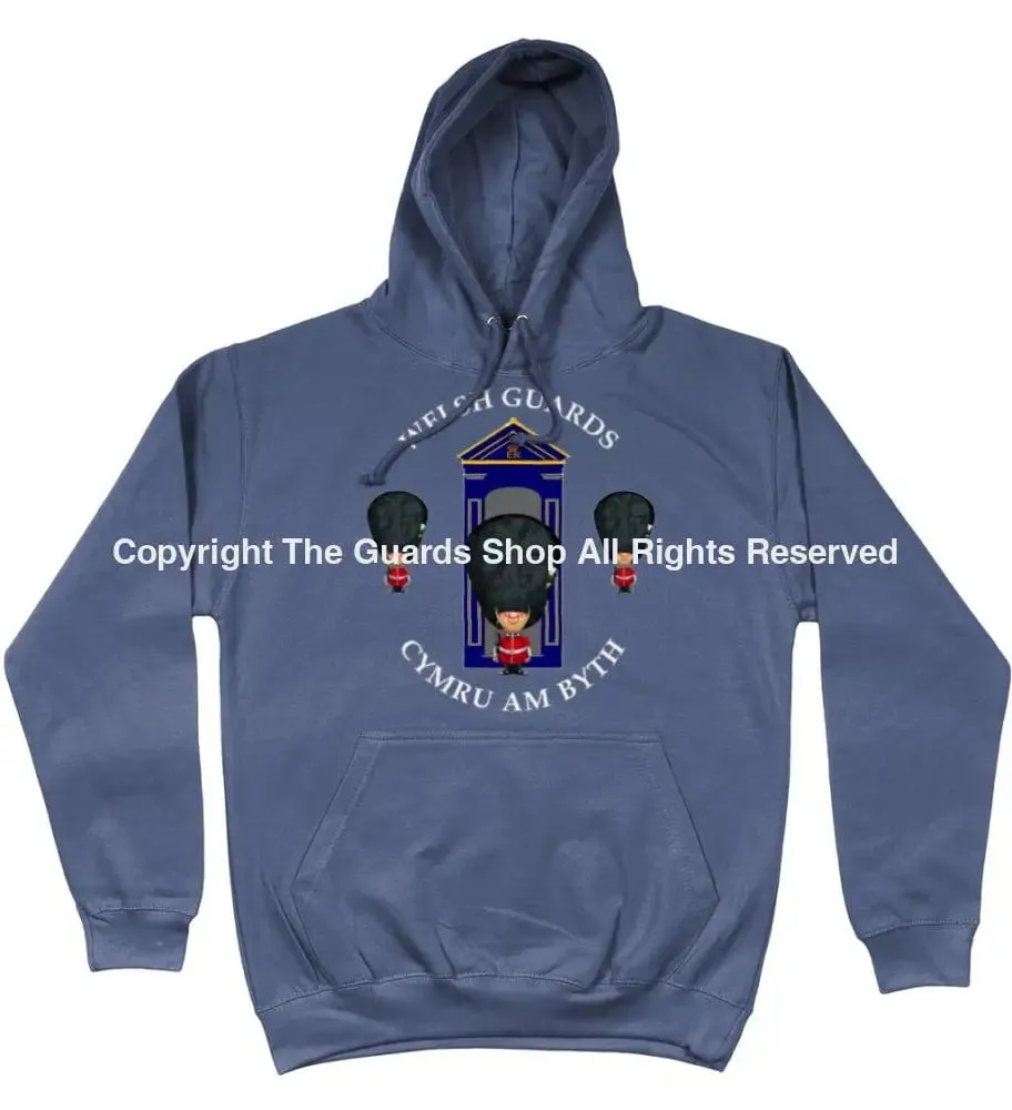 WELSH GUARDS ON SENTRY Front Printed Hoodie