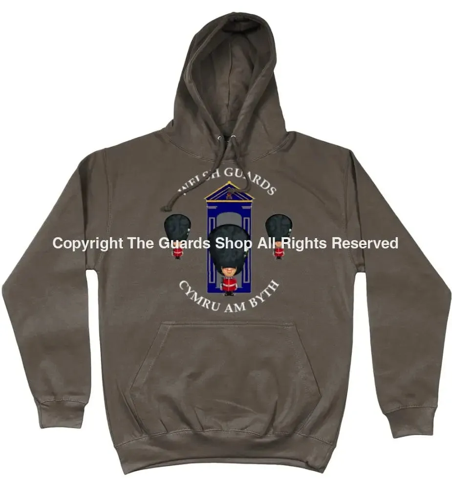 WELSH GUARDS ON SENTRY Front Printed Hoodie