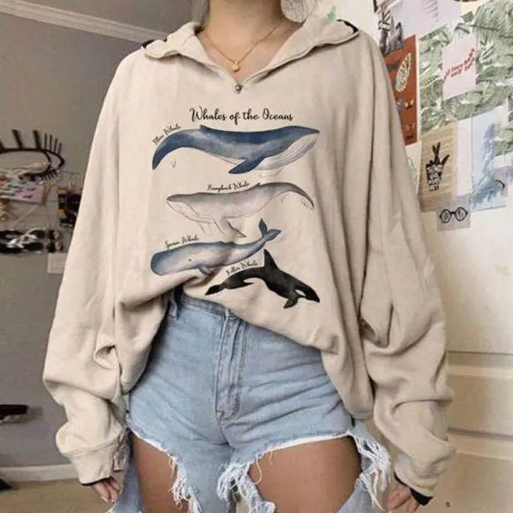 Whale Hoodie