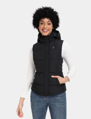 Women's Heated Down Vest - Slim Fit