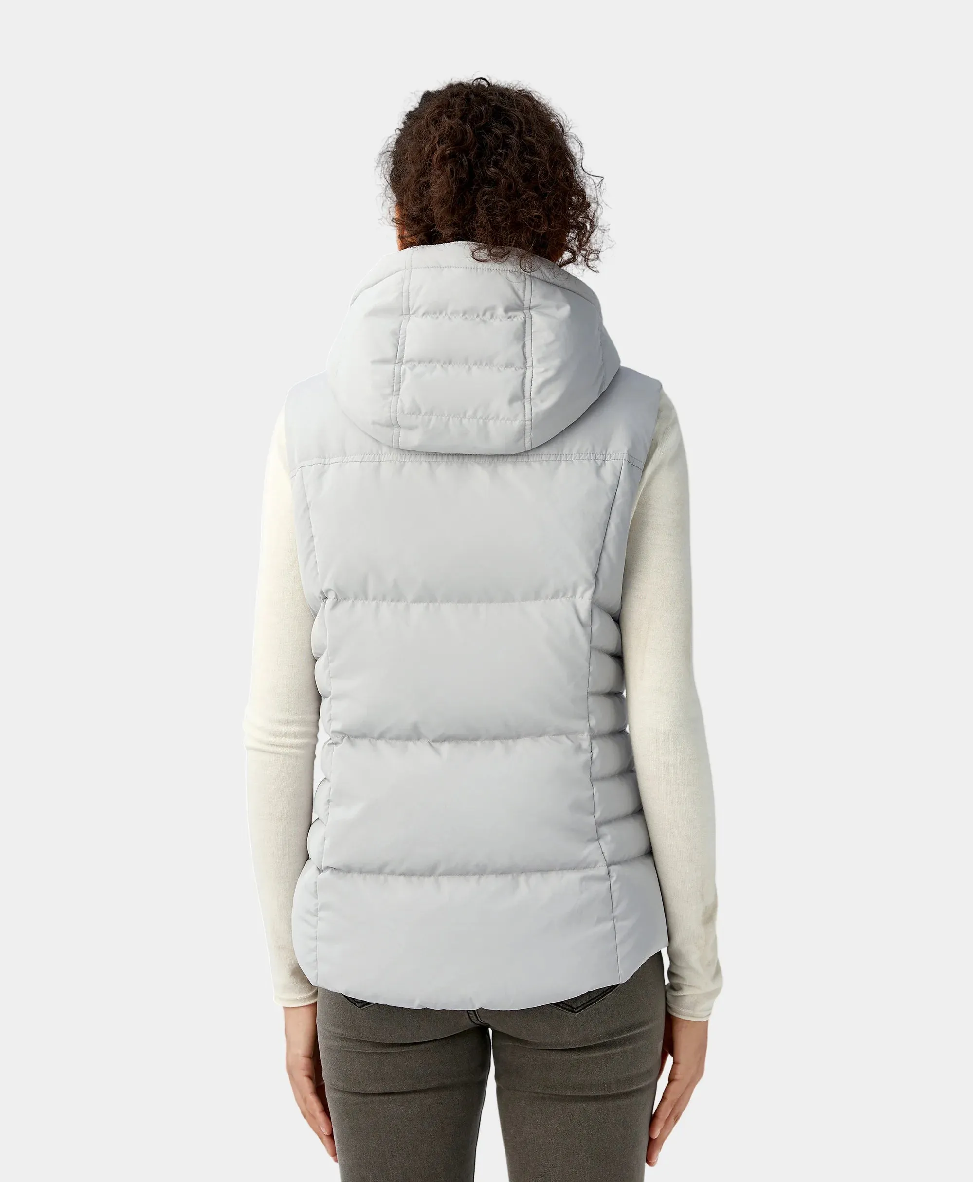 Women's Heated Down Vest - Slim Fit