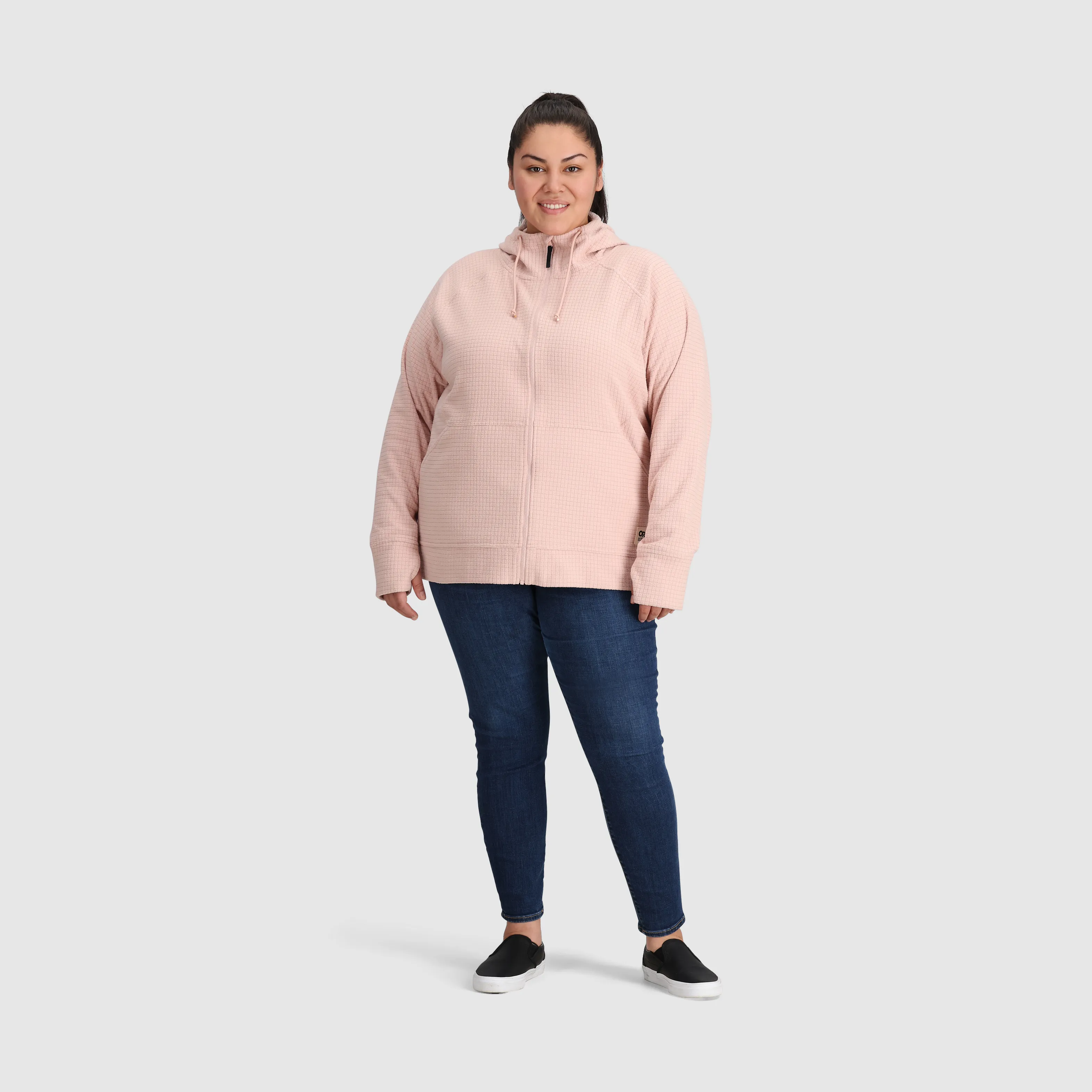 Women's Mega Trail Mix Fleece Full Zip Hoodie-Plus